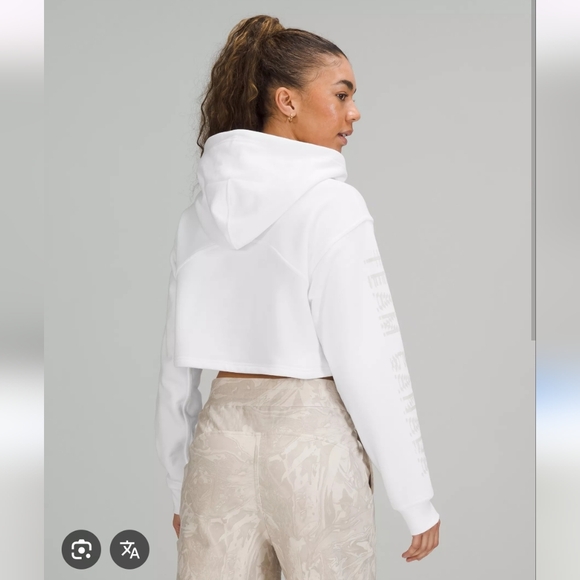 Lululemon All Yours Cropped Hoodie OCO logo - Picture 3 of 7